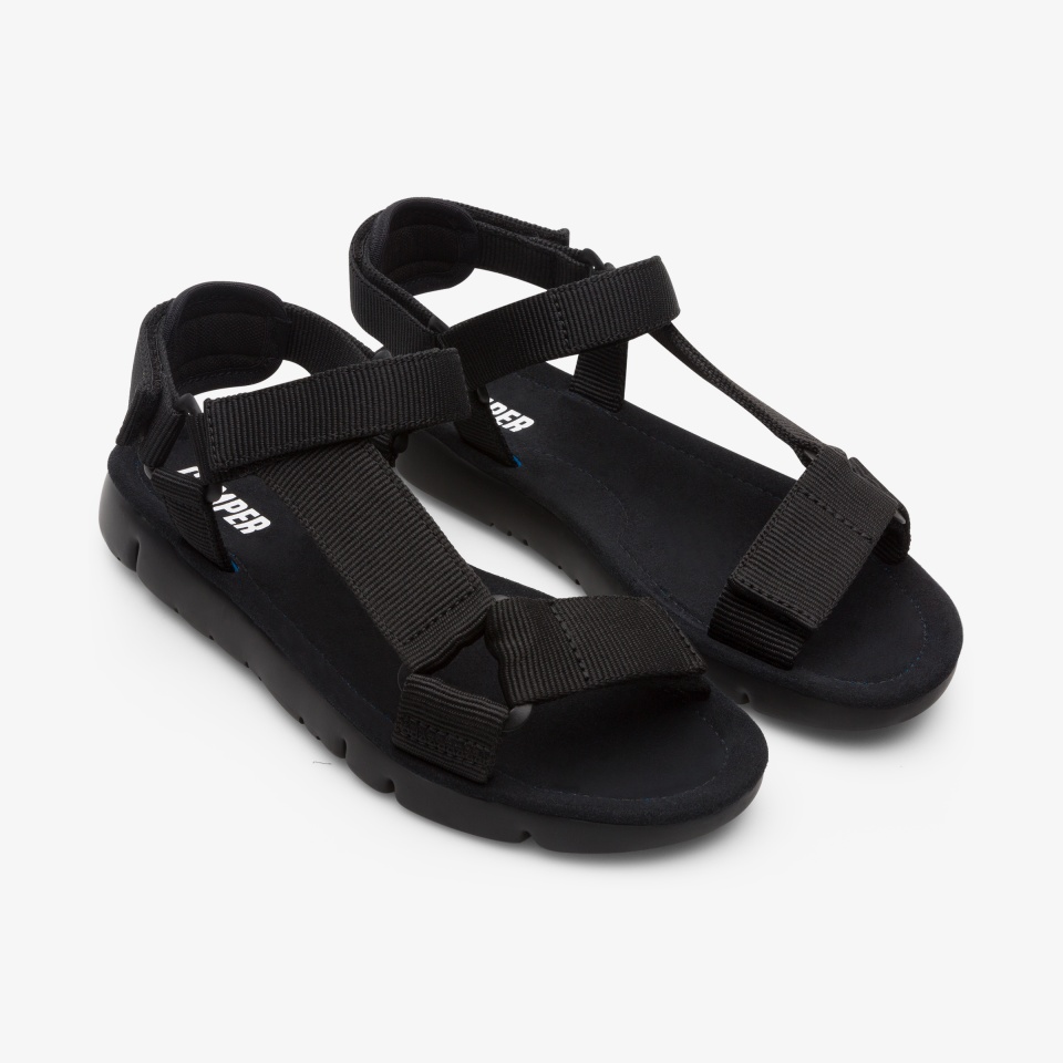 Camper Oruga Black - Camper Women's Sandals ||2940-BZUQK||